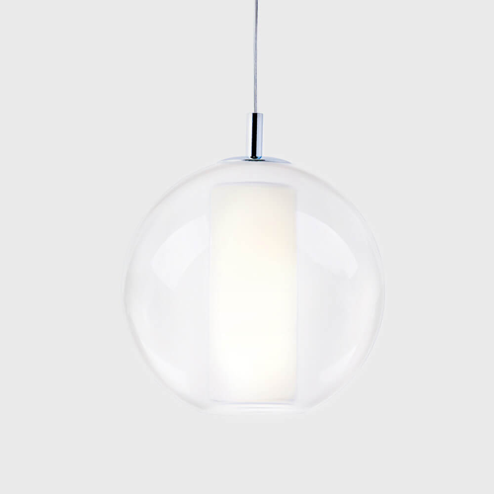 Ilu Murano-style glass pendant light by Viso