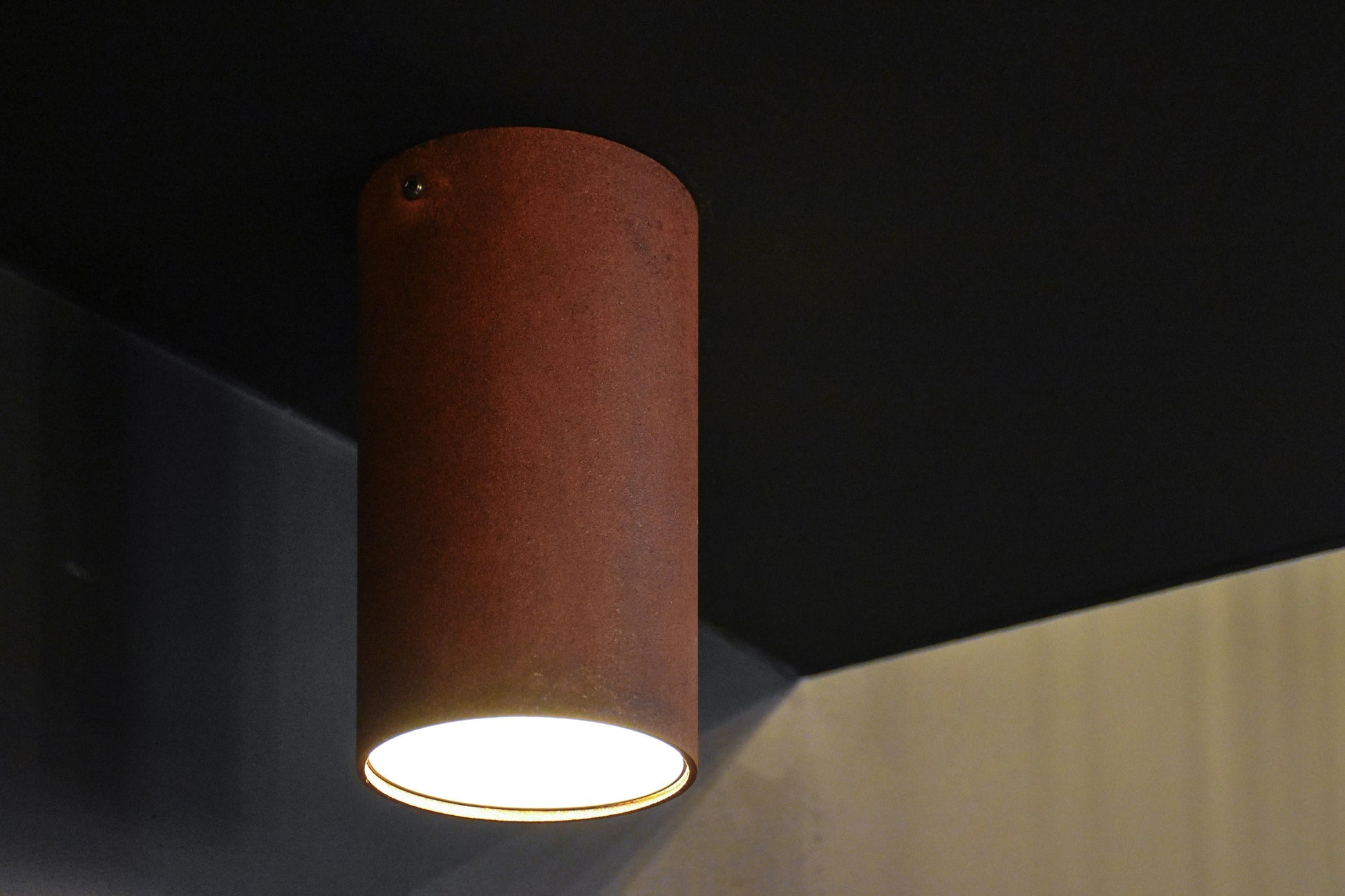 Modern Rust Tube Light By Graypants