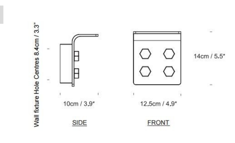 Contemporary white wall-mounted LED light fixture for offices, bedrooms, and commercial interiors