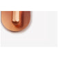 Brushed copper Innermost Brixton ADA compliant wall light, ideal for residential or commercial hallway illumination.