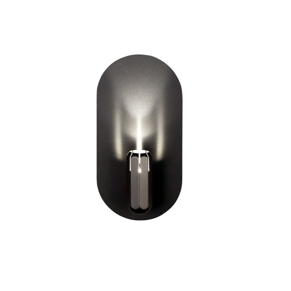 James Bartlett designed Brixton sconce in anodized copper, 6W LED, perfect for stylish office or study areas.