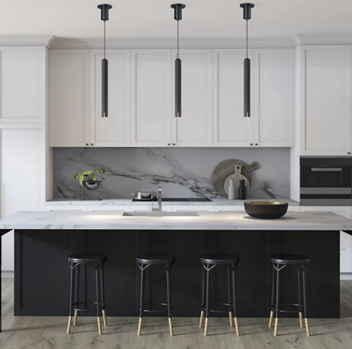 Brixton collection graphite pendant light, CE/ETL certified, versatile for residential and hospitality lighting projects.