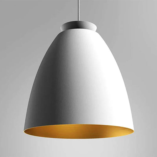 Aluminum Pendant Lighting Fixture with Gold Lining – Chelsea Light by Innermost for Interiors