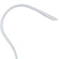 Cobra flexible LED reading light in white leather and matching white inner finish, perfect for a clean bedside setup.