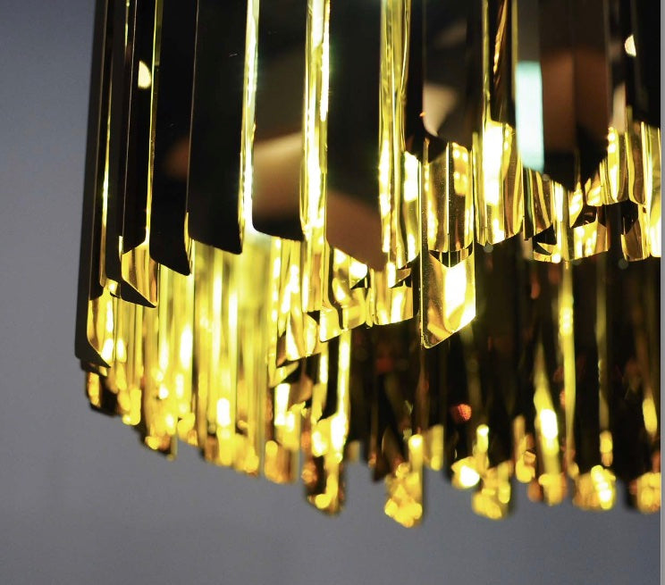 Innermost Facet 100 large decorative lighting fixture for grand foyer