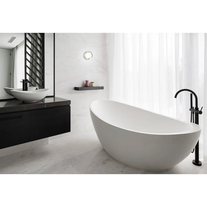 Waterproof bathroom flush mount LED light, perfect for residential and commercial washrooms.