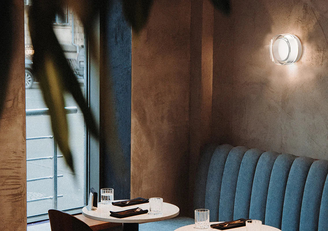 Contemporary square flush mount light in a hotel hallway, ideal for high-traffic commercial spaces.