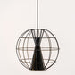 Designer black Latitude LED pendant lamp by Flynn Talbot for Innermost