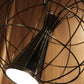 LED wireframe light fixture for boutique hotels and lobbies