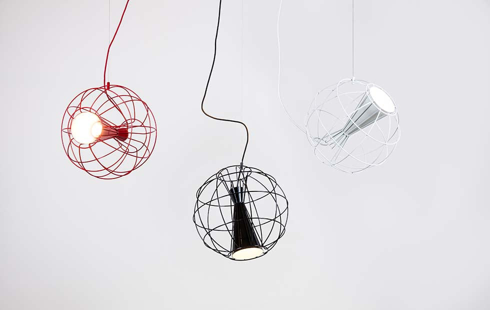 Minimalist directional pendant light for Scandinavian interior design