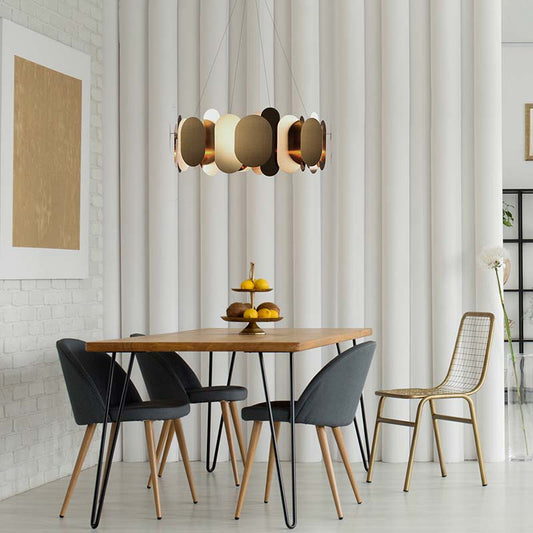 luxury brass chandelier with G9 bulbs for modern living spaces