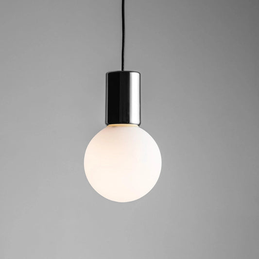 Gunmetal Innermost Purl Pendant Light PP109315-31 with Frosted Glass Globe for Modern Interiors