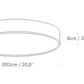 Round LED flush ceiling light available in 13 to 23 inch sizes