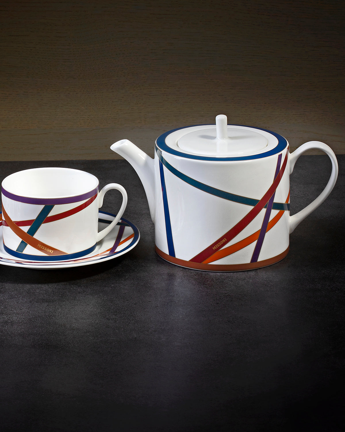 Missoni Home Nastri Multicolor tea or coffee pot – photo 2