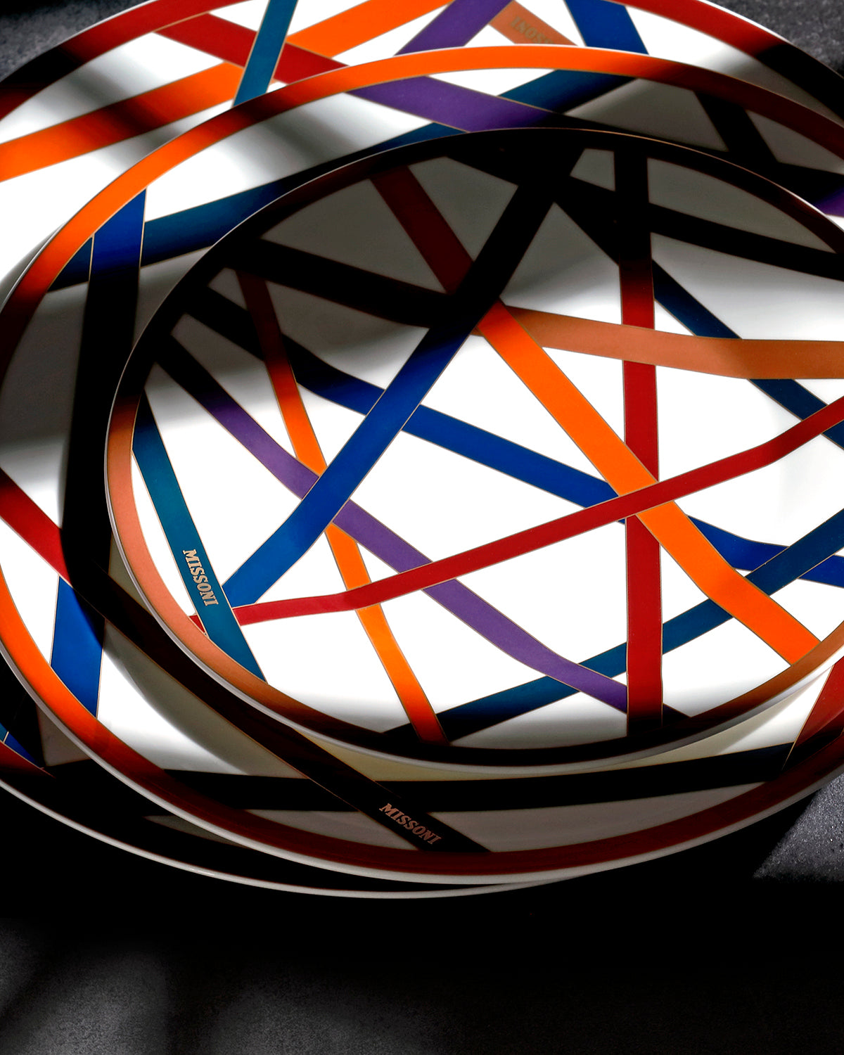 Missoni Home Nastri Multicolor dessert plates – photo 4