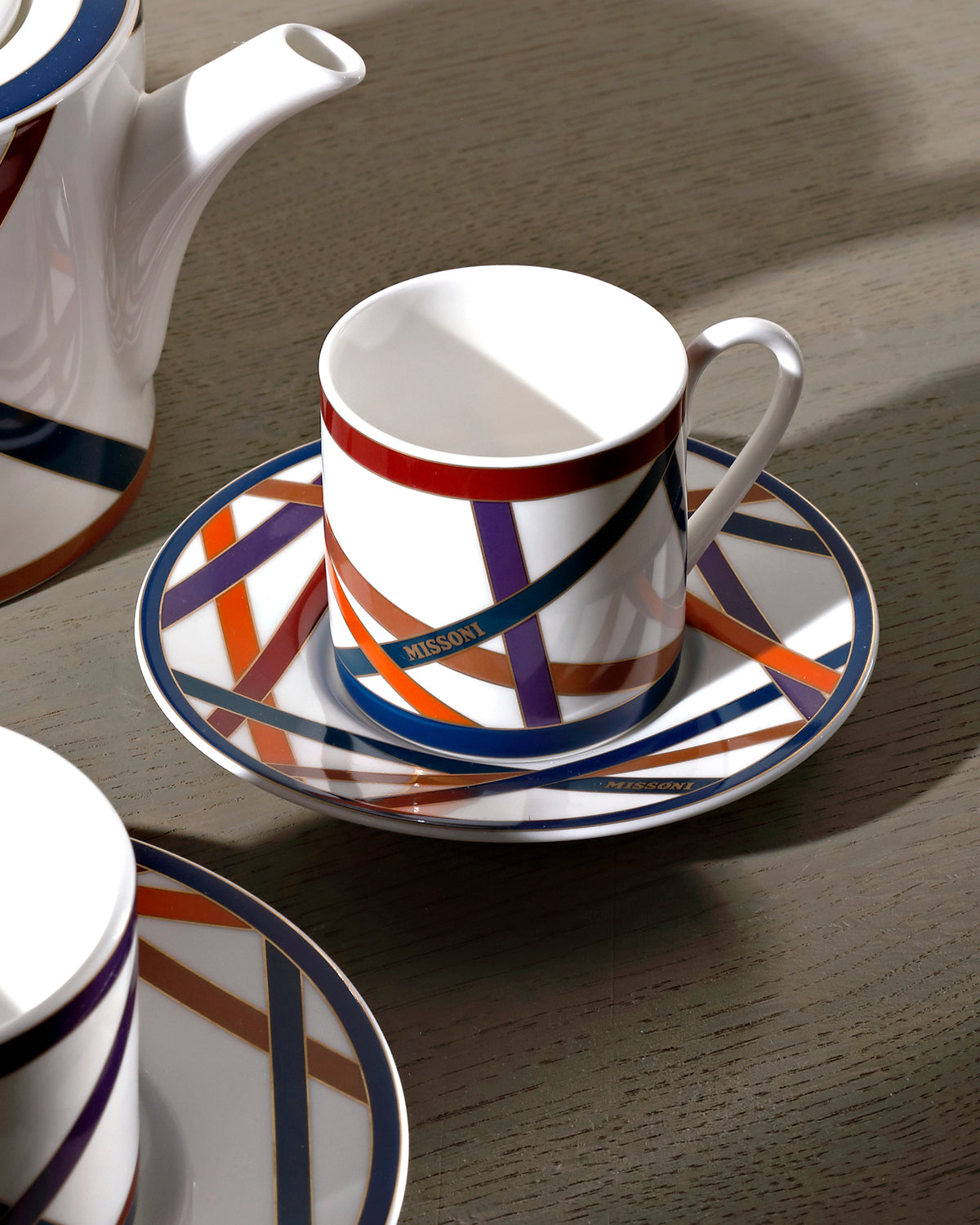 Missoni Home Nastri Multicolor coffee cups & saucers – photo 4