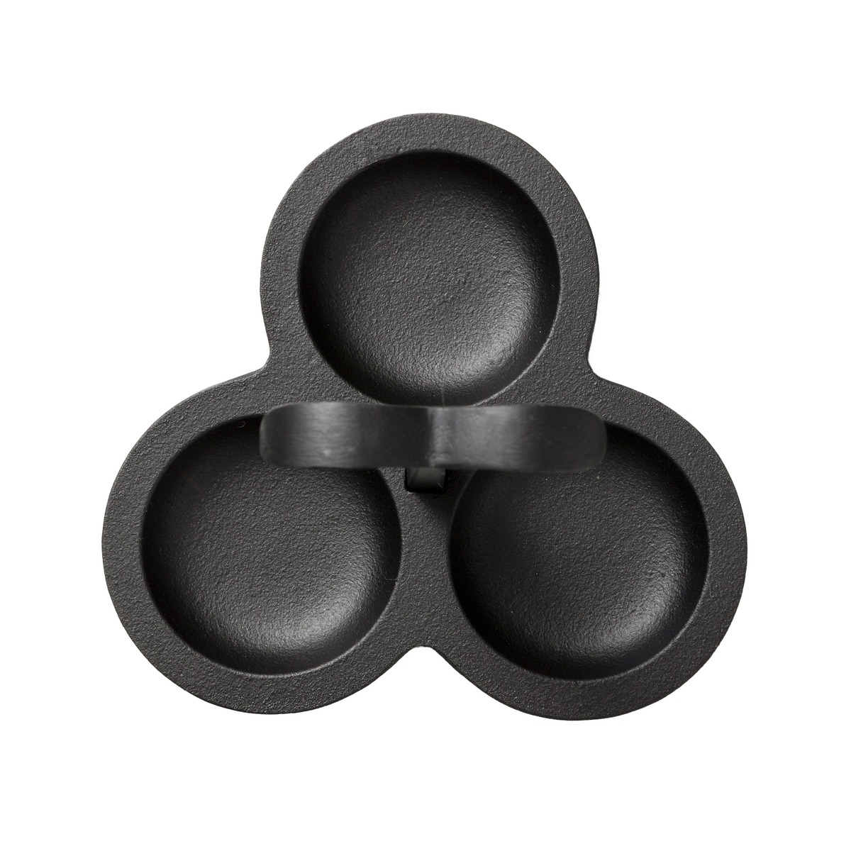Oigen Palma Cast Iron Spice Container – top view of the three dishes