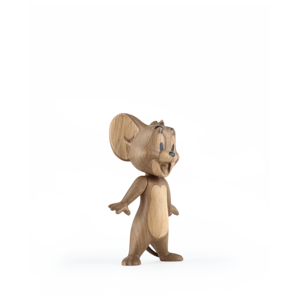 Boyhood Tom & Jerry Jerry wooden figure in oak & smoked oak, Large (image 10)