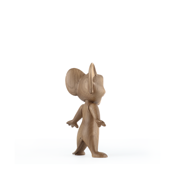 Boyhood Tom & Jerry Jerry wooden figure in oak & smoked oak, Large (image 13)