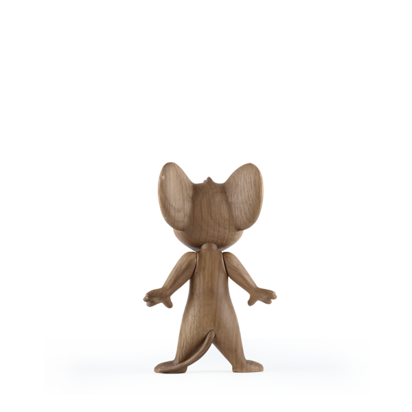 Boyhood Tom & Jerry Jerry wooden figure in oak & smoked oak, Large (image 14)