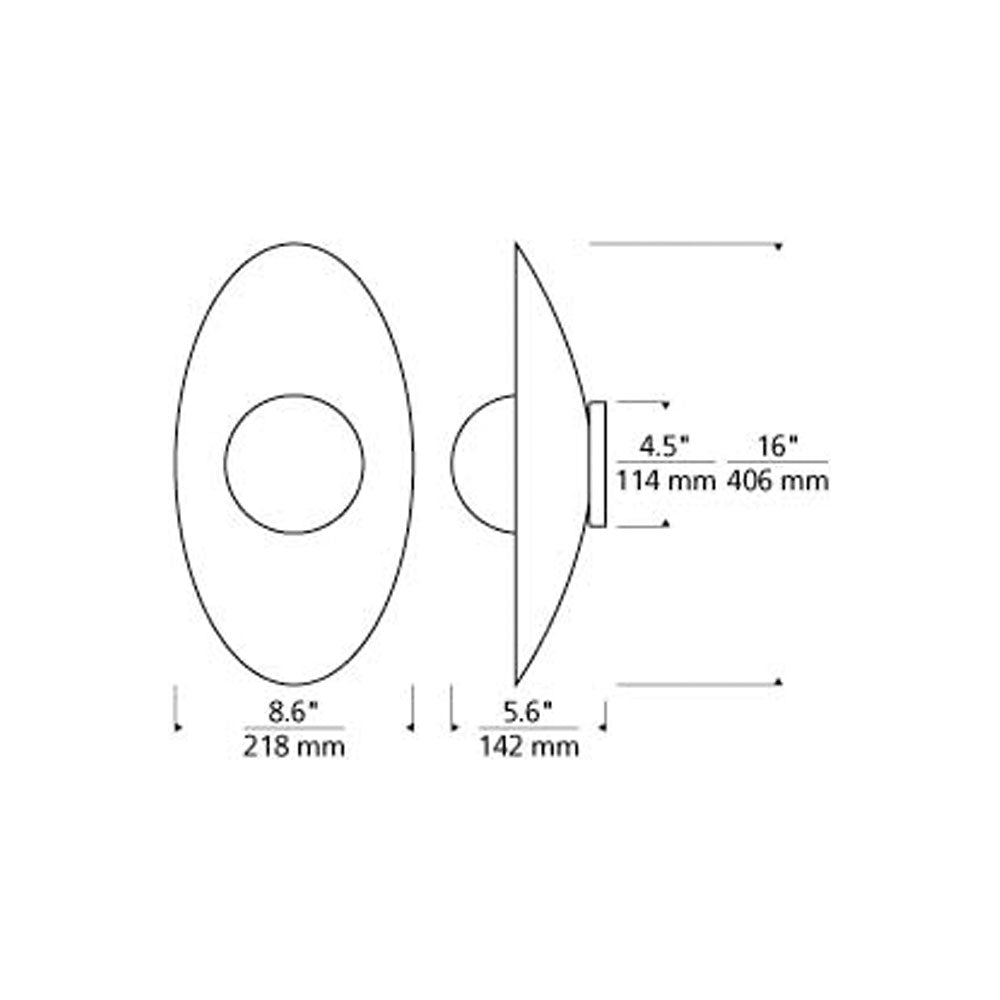 Joni 16 LED Wall Light Dimmable by Visual & Comfort & Co