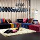 Divani Casa Dubai Contemporary Multicolored Fabric Modular Sectional Sofa