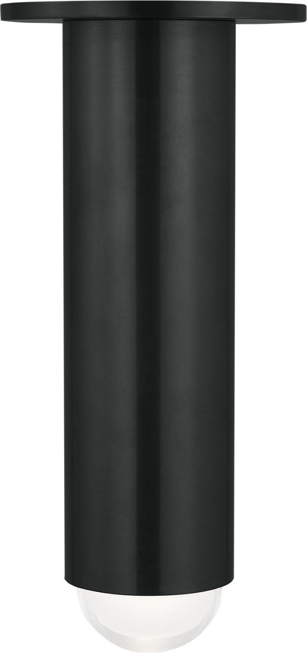 Ebell Medium LED Flush Mount in Dark Bronze, product photo