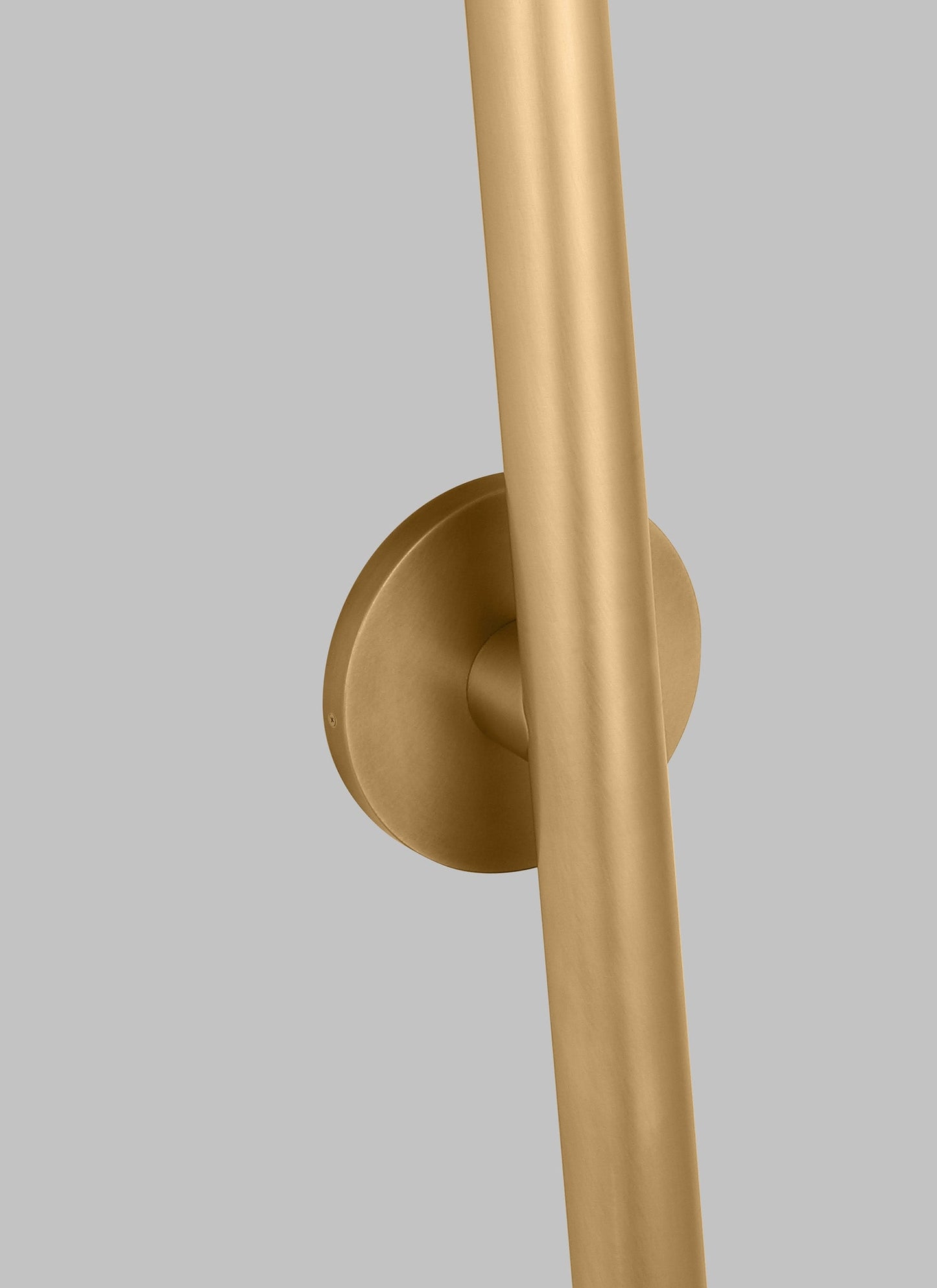 Extra Large Brass Cylinder Wall Light Ebell by Visual & Comfort & Co