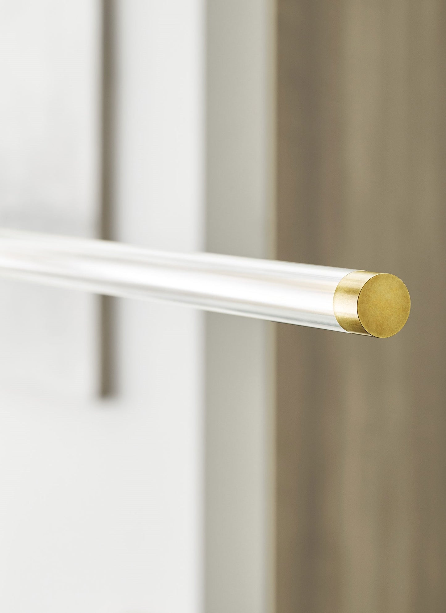 Phobos 66-inch Linear LED Glass Chandelier by Visual & Comfort & Co