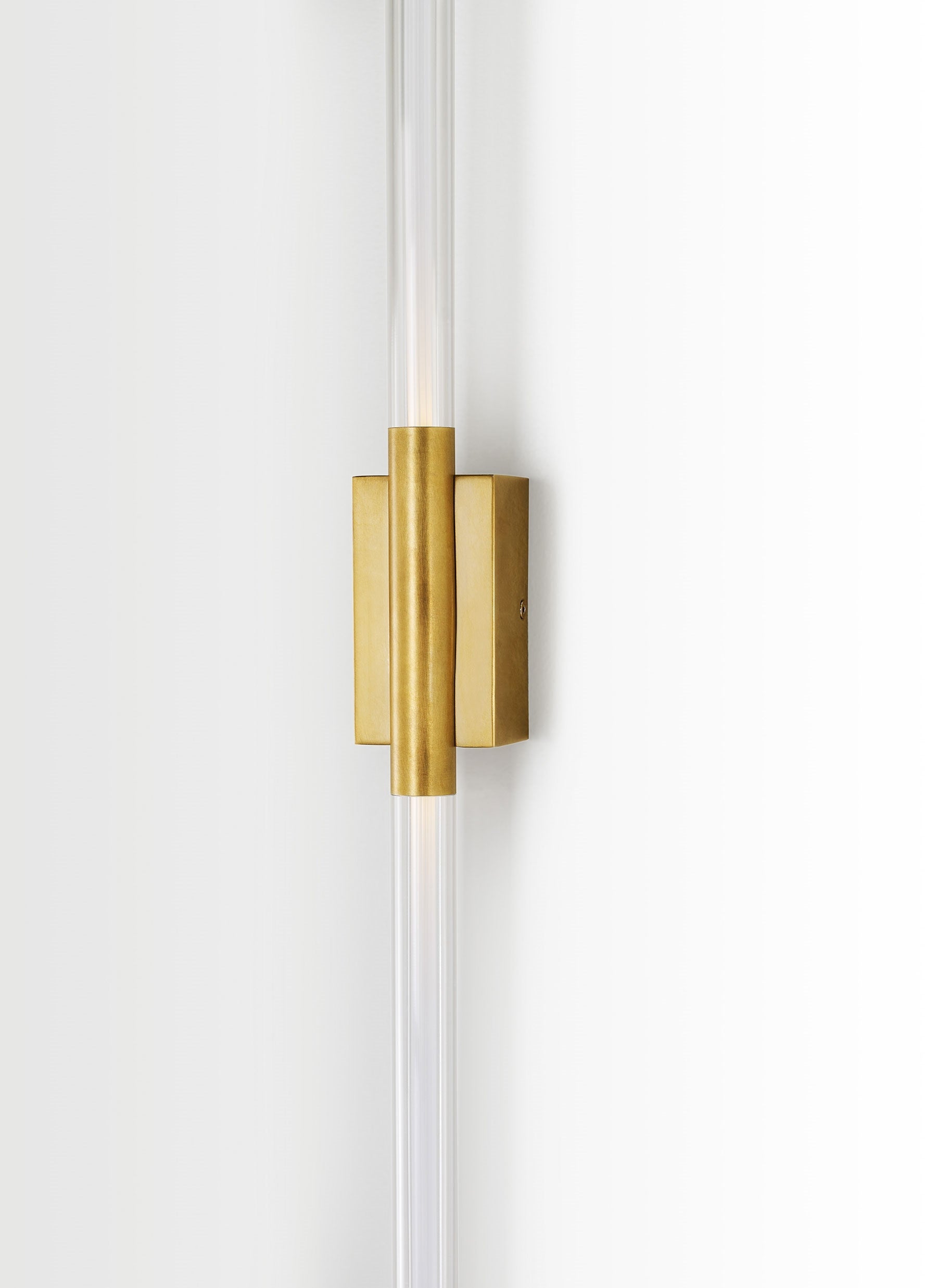 Phobos 2 Light Wall Sconce 700Wsphb33 Lighting Brass Glass by Visual & Comfort & Co