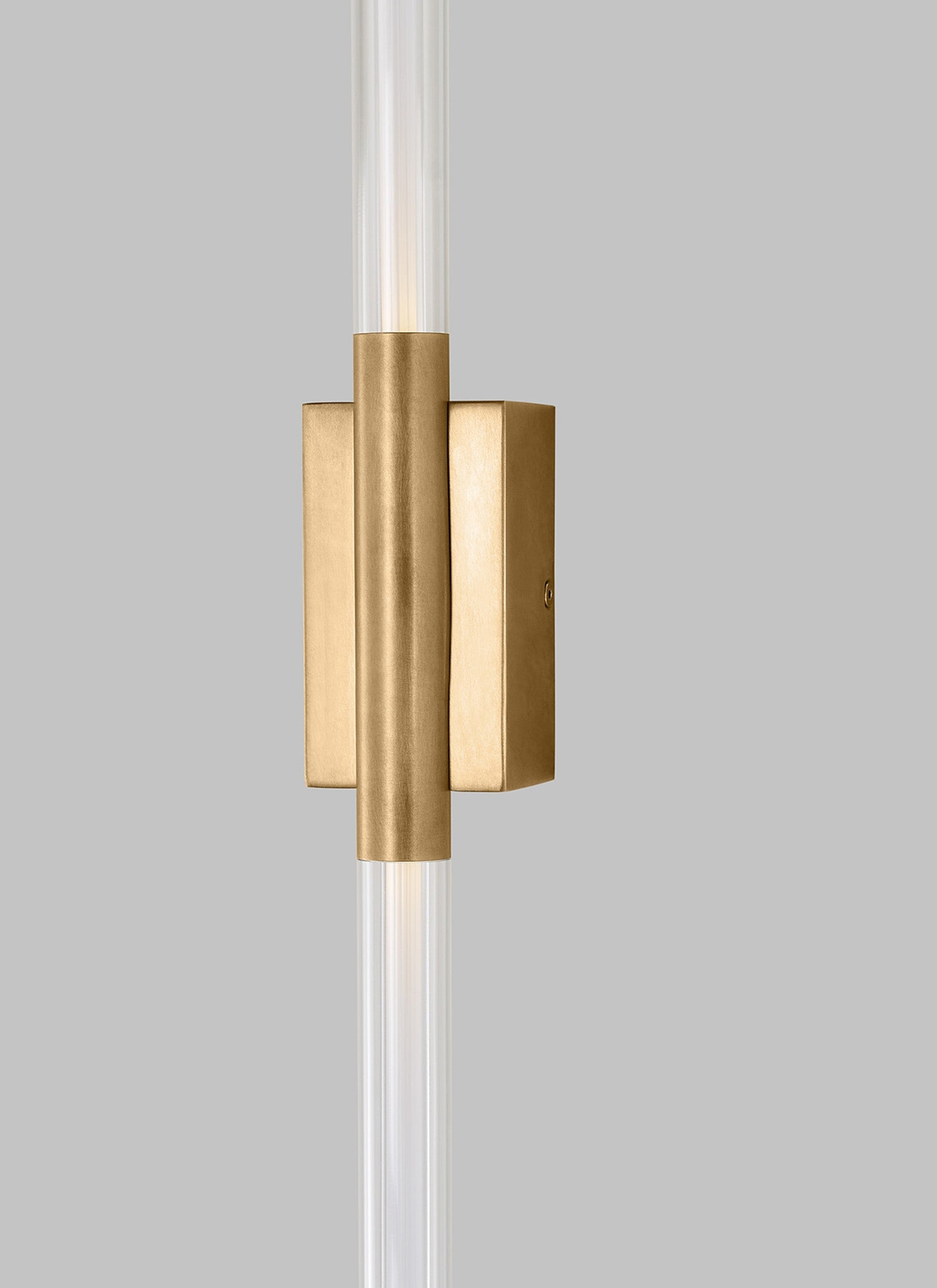 Visual Comfort Phobos 2 Light Wall Sconce 700Wsphb33 Modern Lighting Brass Glass 