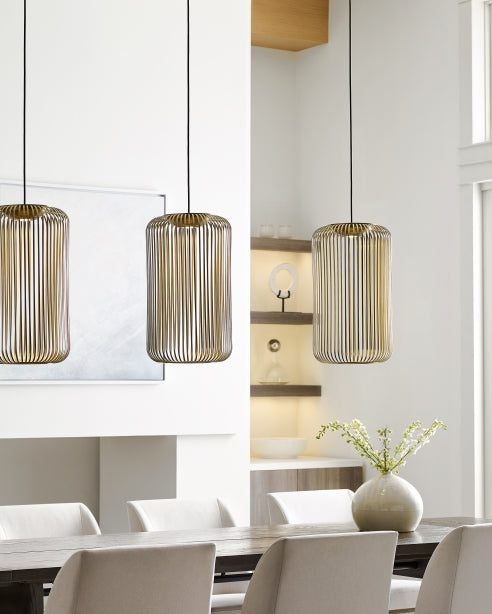 Japanese Pendant Light Kitchen Dining Kai 1 by Visual & Comfort & Co