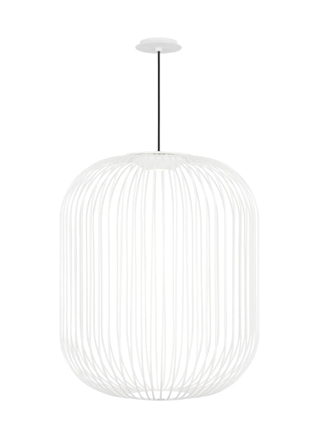 Visual Comfort Kai 2 Lantern Rod Pendant – view 3