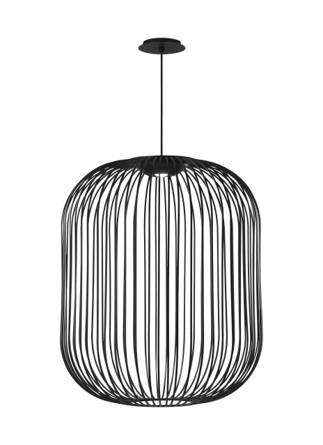 Visual Comfort Kai 2 Lantern Rod Pendant