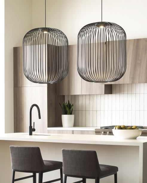 Visual Comfort Kai 2 Lantern Rod Pendant – view 6