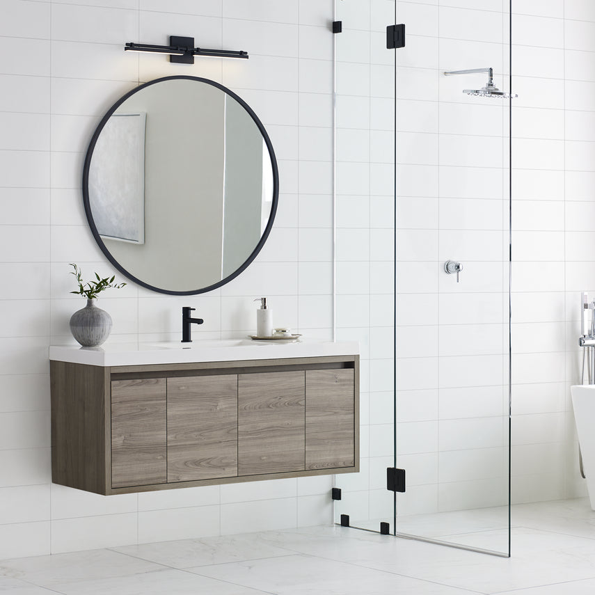 Kal Medium 24In Bathroom Light by Visual & Comfort & Co