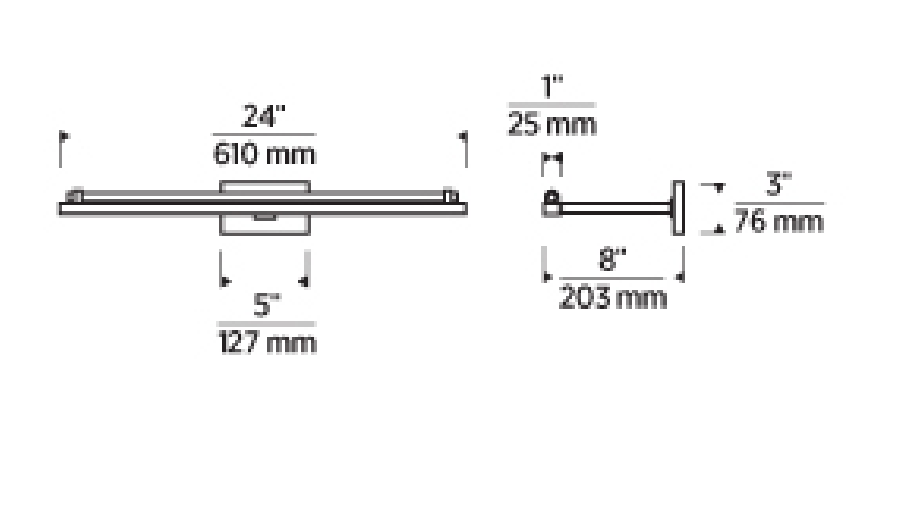 Kal 24In LED Picture Light For Artwork by Visual & Comfort & Co