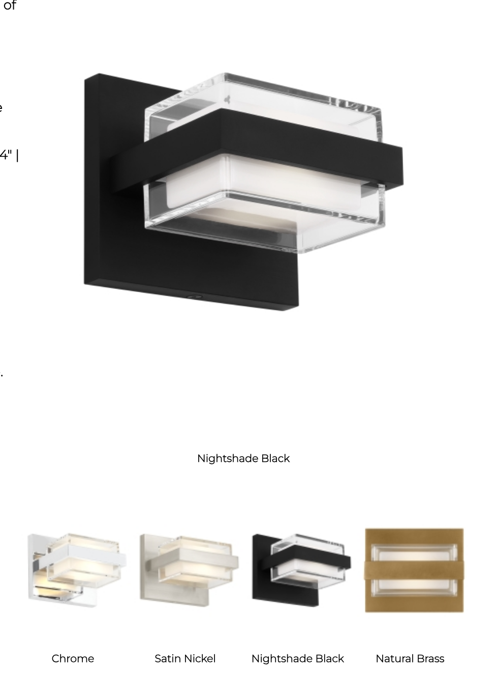 Kamden Chrome 700Bckmd1 LED Wall Light by Visual & Comfort & Co
