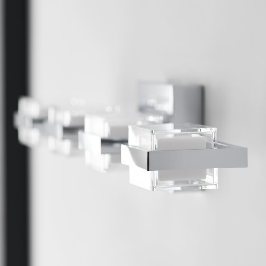 4 Bulb Chrome Bath Bar Kamden by Visual & Comfort & Co