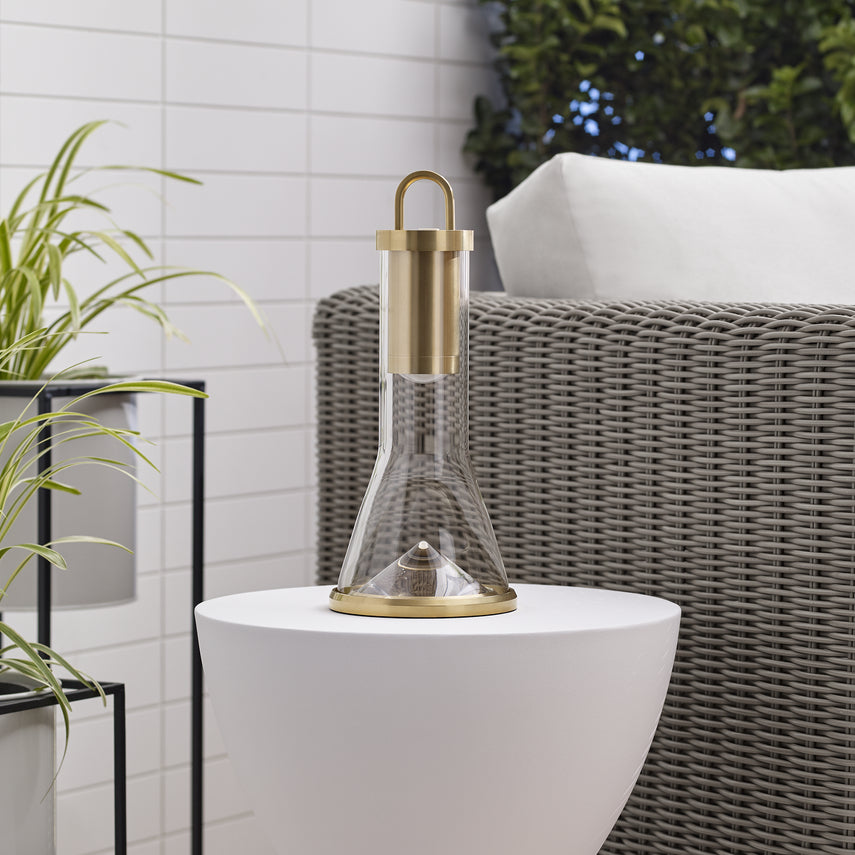 Portable LED Accent Table Lamp Indoor Outdoor Use by Visual & Comfort & Co