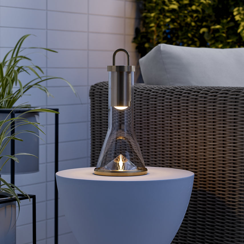 Portable LED Accent Table Lamp Indoor Outdoor Use by Visual & Comfort & Co