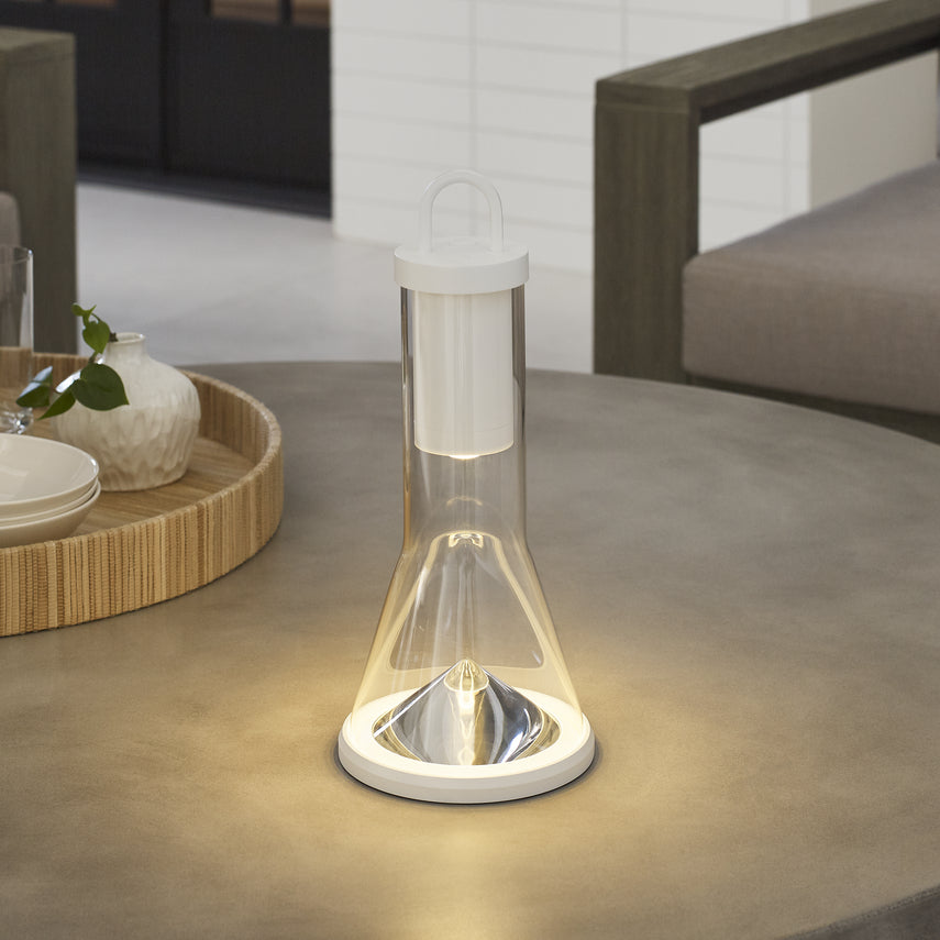 Portable LED Accent Table Lamp Indoor Outdoor Use by Visual & Comfort & Co