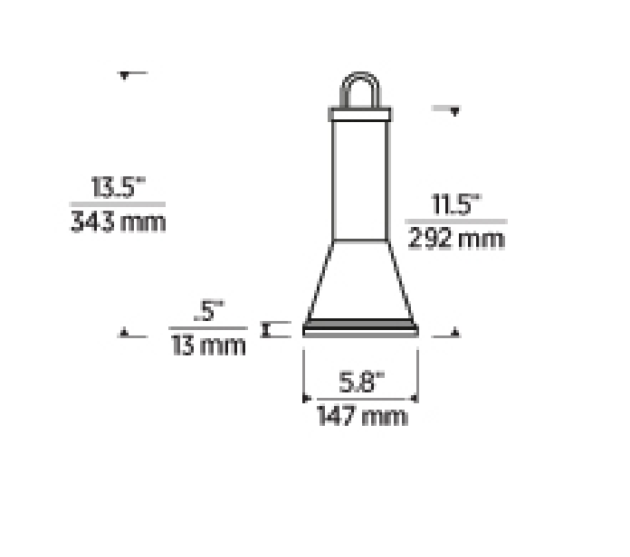 Portable LED Accent Table Lamp Indoor Outdoor Use by Visual & Comfort & Co