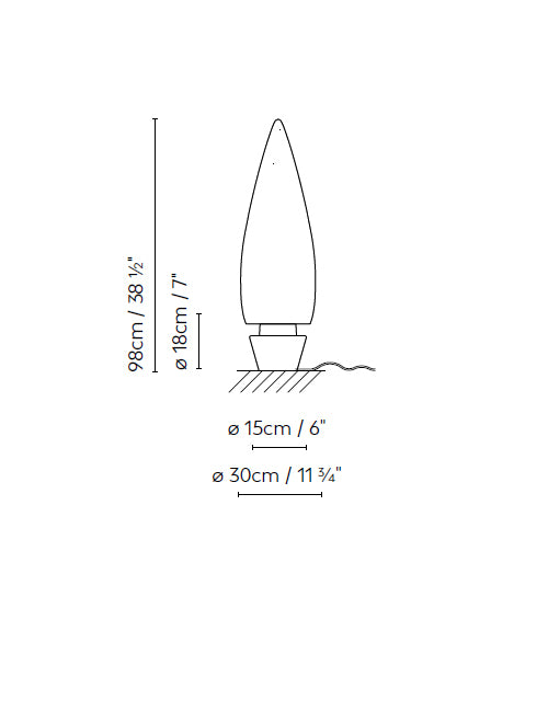 B.lux Kanpazar 80C dimension drawing