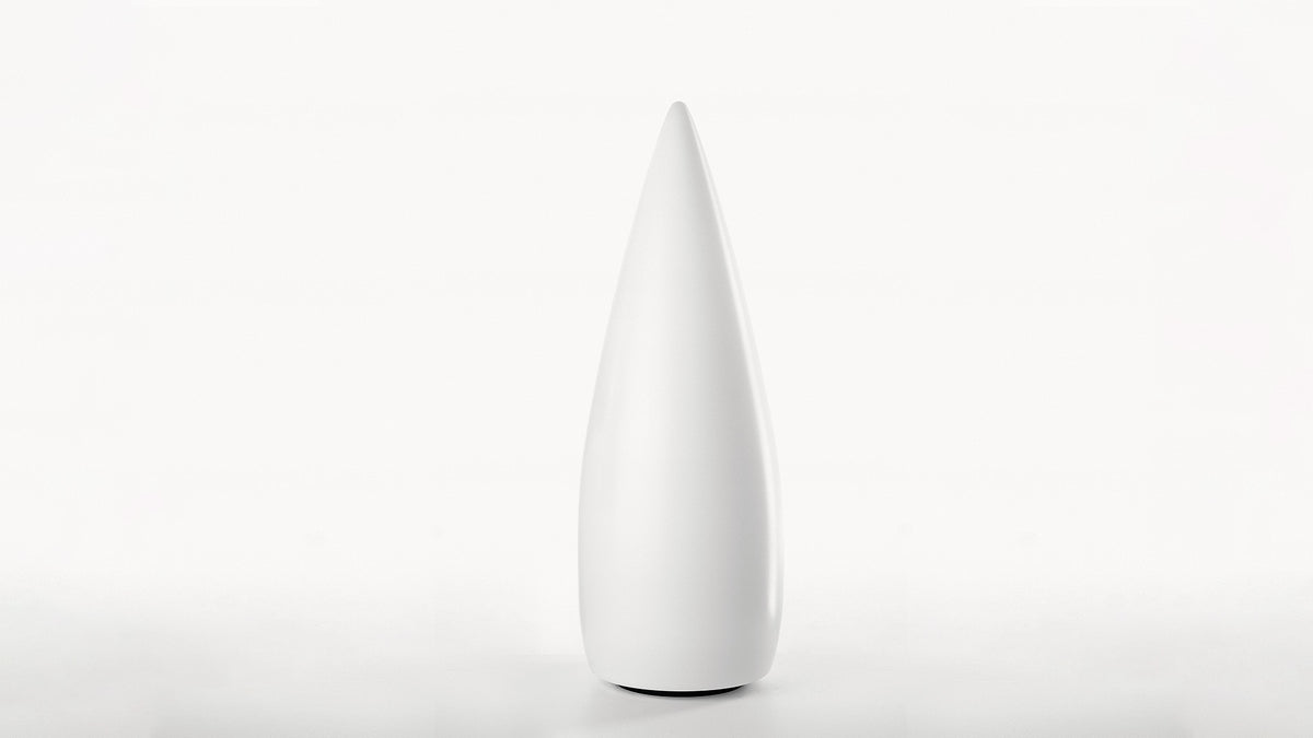 Kanpazar opal white outdoor lamp by Jon Santacoloma
