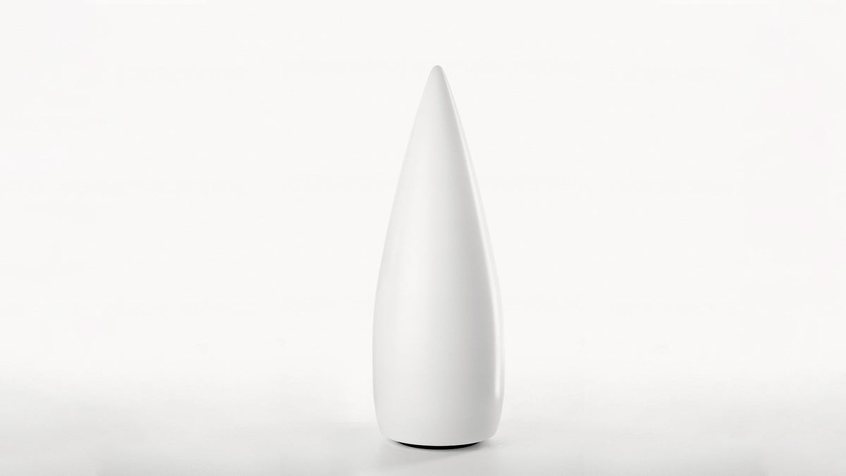 Kanpazar opal white outdoor lamp by Jon Santacoloma