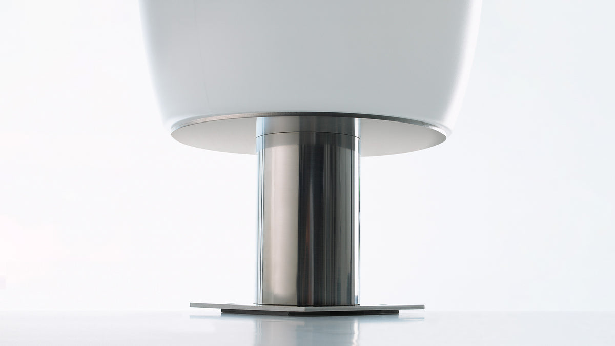 Kanpazar opal white outdoor lamp by Jon Santacoloma