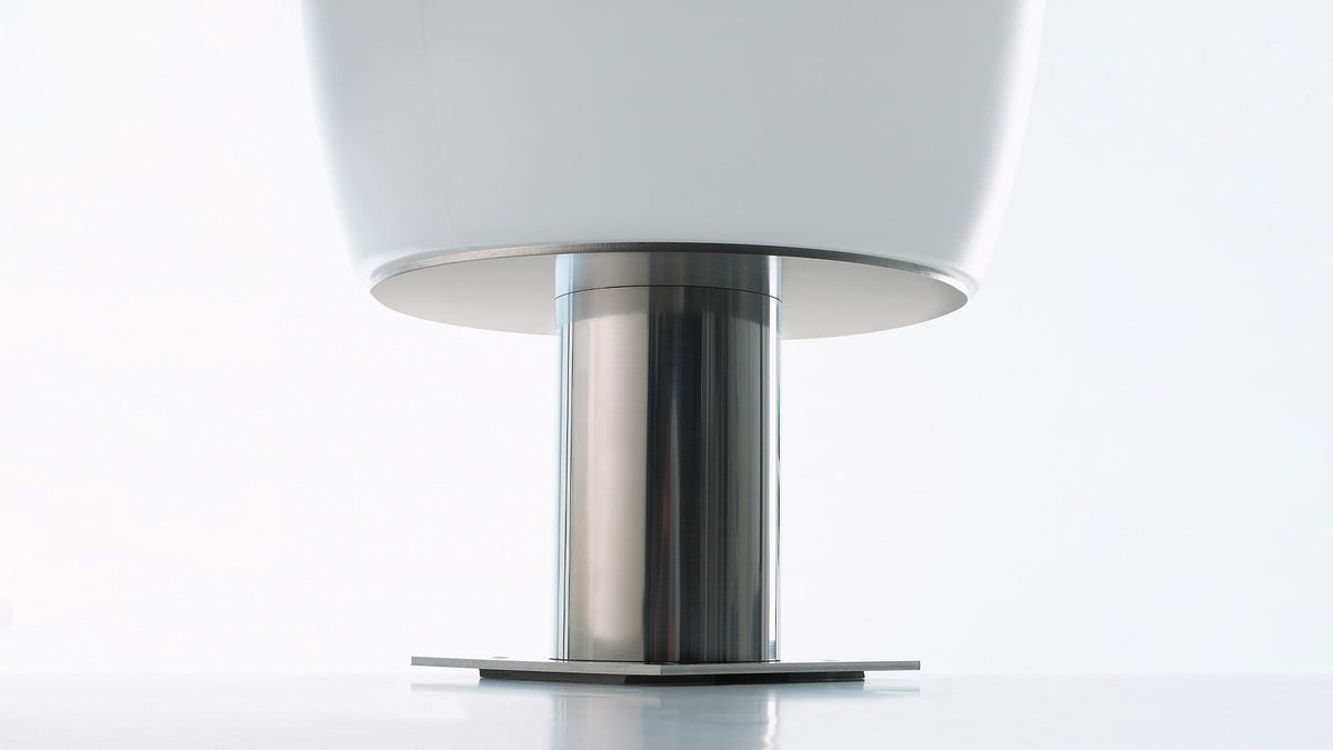 Kanpazar opal white outdoor lamp by Jon Santacoloma