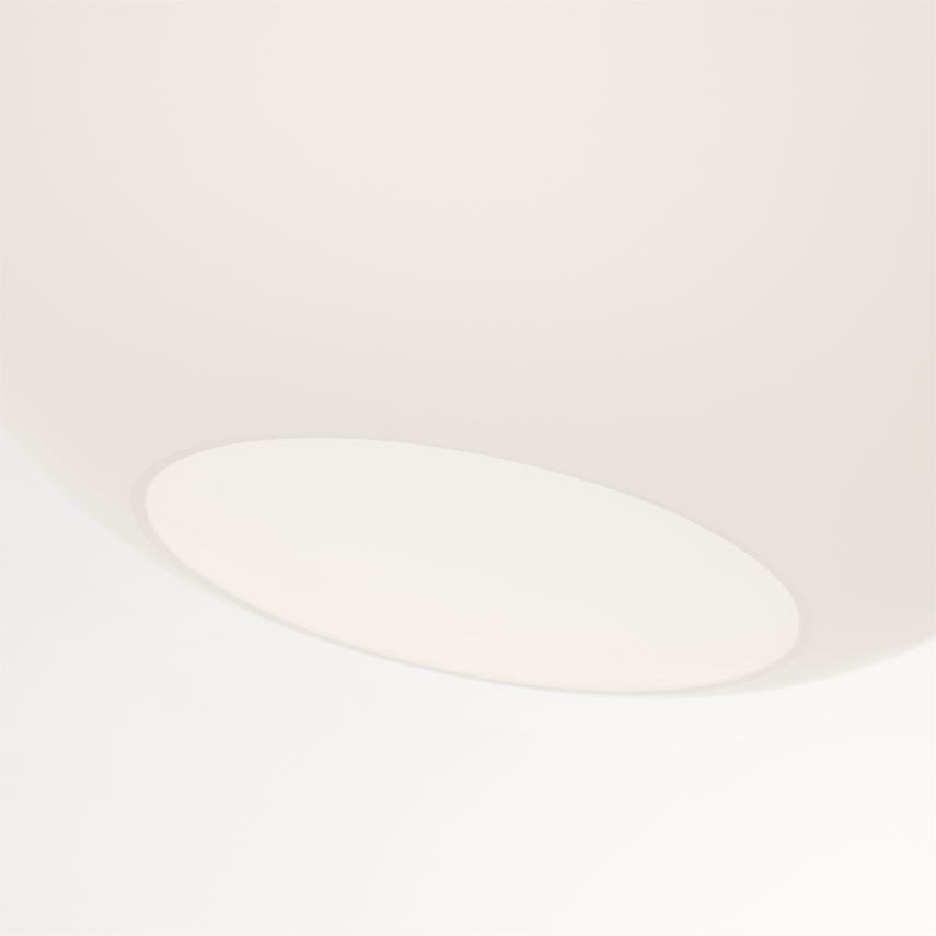 Kapoor Large Pendant Clear Smoke Opal Glass LED by Visual & Comfort & Co