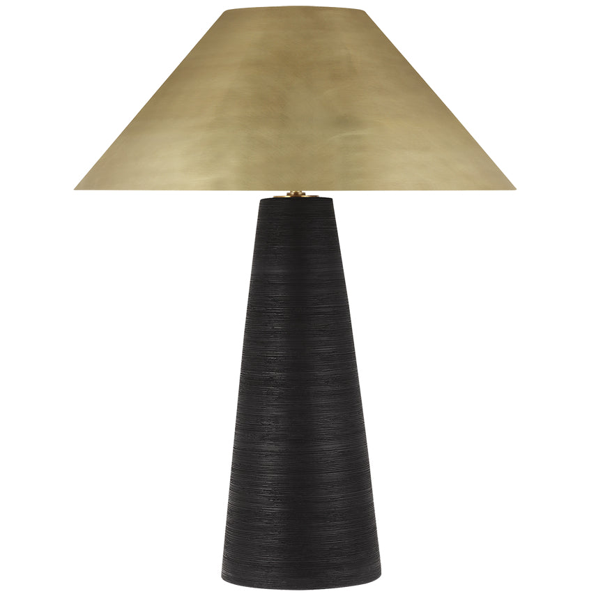 Ceramic Brass LED 28-inch Table Lamp Karam by Visual & Comfort & Co
